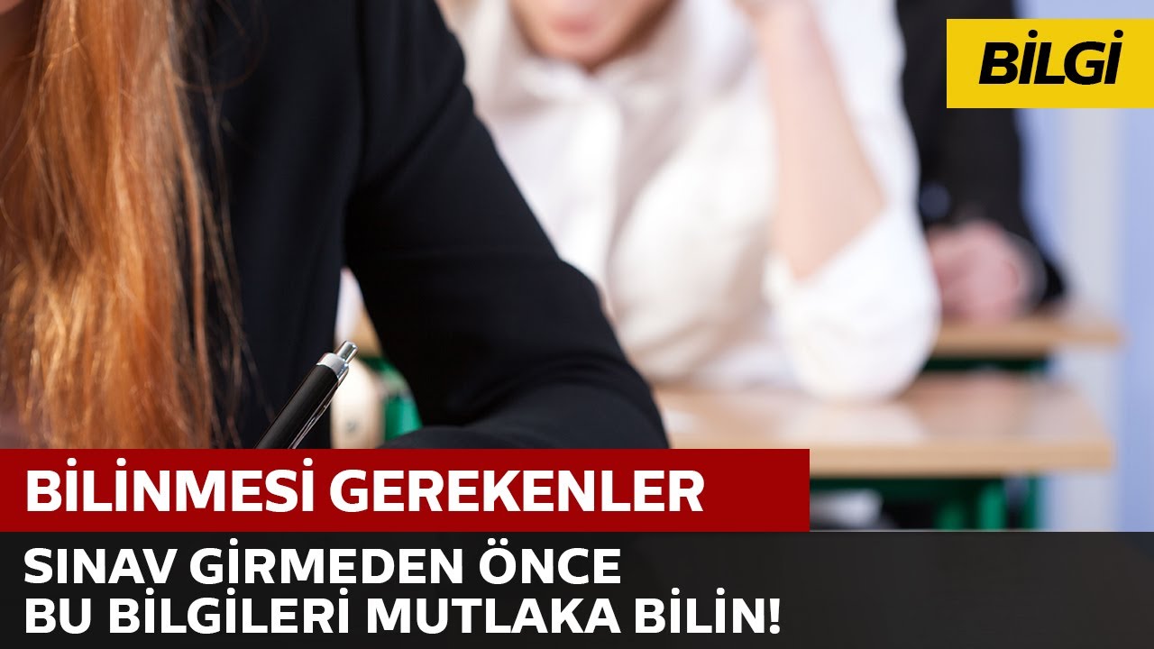 E-Sınav Günü Yanınızda Bulunması Gereken Belgeler ve Kurallar